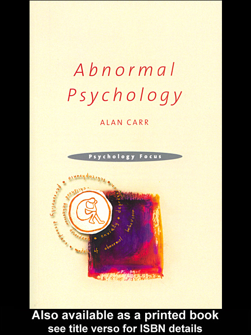 Title details for Abnormal Psychology by Alan Carr - Available